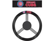 Fremont Die 68516 Poly-suede Steering Wheel Cover - Chicago Cubs