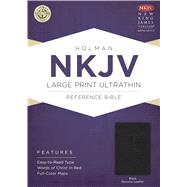 Nkjv Large Print Ultrathin Reference Bible, Black Genuine Leather