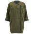 Girls On Film Women's Wrap Over Parka - Khaki