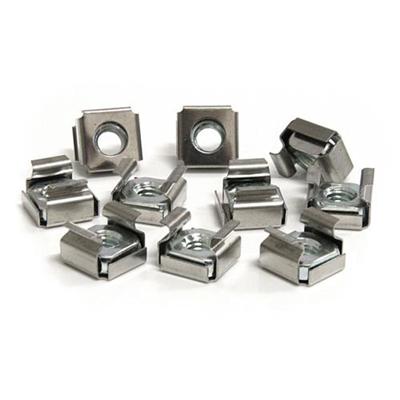 Startech Cabcagenuts6 50 Pkg M6 Cage Nuts For Server Rack Cabinet - Rack Nuts (pack Of 50 ) - For P/n: 2postrack42  4postrack12u  4postrack25u  4postrack42  Rk9