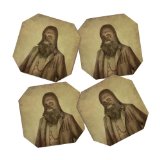 DENY Designs 4-Piece Terry Fan Chancellor Chewie Coaster Set