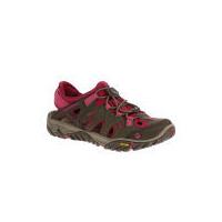 Merrell Women's All Out Blaze Sieve Hydro Hiking Shoes - Boulder/Fuchsia