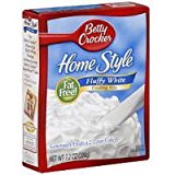 Betty Crocker Home Style Fluffy White Frosting Mix 7.2oz Box (Pack of 6)