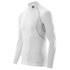 Skins Men's Carbonyte Thermal Long Sleeve Mock Neck Baselayer - White - L