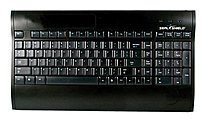 Seal Shield Smart S103r Keyboard With Integrated Smart Card Reader - 103 Keys - Black