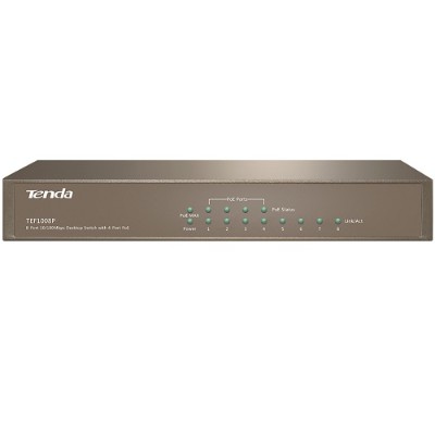 Tenda Technology Tef1008p 8-port 10/100 Mbps With 4-port Poe - Unmanaged Switch