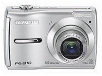 Olympus 226175 Fe-310 Digital Camera - 4x Digital/5x Optical Zoom - 2.5-inch Lcd Display - Silver