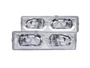 Chrome/clear Crystal Headlights - Anzo