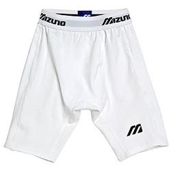 Mizuno Yth G3 Sliding Compression Shorts White Lg