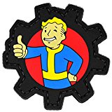 LIVABIT PVC Rubber 3D Morale Patch MP-48 Tactical Airsoft Paintball Pip Boy Fallout Gear Thumbs Up