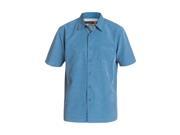 Quiksilver Mens Centinela Short Sleeve Shirt Small Bluefin