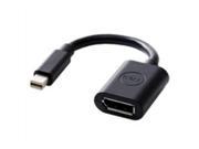 Dell Mini Displayport/displayport Audio/video Cable - Displayport/mini Displayport For Audio/video Device, Projector, Monitor, Workstation, Notebook, Hdtv - 8-inch Dayanbc084