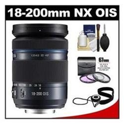 Samsung 18-200mm f/3.5-6.3 NX Movie Pro ED OIS Zoom Lens (Black) with 3 UV/FLD/CPL Filters   Accessory Kit