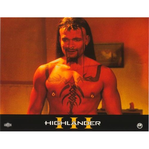 Highlander 3: The Final Dimension Poster Movie French G 11 x 14 In - 28cm x 36cm Christopher Lambert Mario Van Peebles Deborah Kara Unger Mako