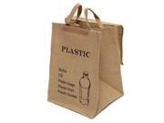 Sodial Large Cotton Linen Folding Laundry Washing Clothe Basket Bag Bin Storage Hamper(coke Bottle Pattern)