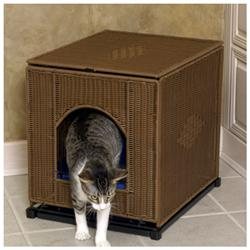 Mr. Herzher's Litter Pan Cover in Brown, Large