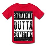 Brand New Boys & Girls NWA Straight Outta Compton T Shirt Red Size S