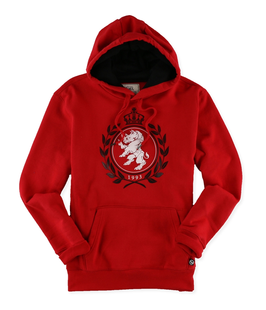 Ecko Unltd. Mens Crown Lion Popover Hoodie Sweatshirt
