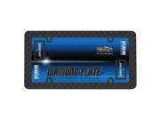 Black Diamond Plate License Plate Frame