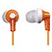Panasonic RPHJE120D In-Ear Headphone, Orange