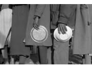 Flood Refugees 1937 Npeople Waiting In Line At Camp For Flood Refugees In Forrest City Arkansas Photograph By Walker Evans 1937 Poster Print By  (18 X 24)