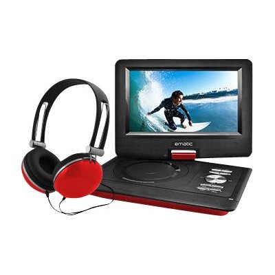 E-matic Epd116rd Epd116 - Dvd Player - Portable - Display: 10 - Red