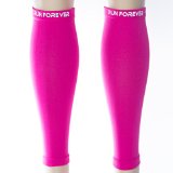 Calf Compression Sleeves - Leg Compression Socks for Shin Splint, Varicose Vein & Calf Pain Relief - Men, Women, and Runners - Calf Guard Great for Running, Cycling, Maternity, Travel, Nurses (Pink, Medium)