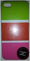 Couture 890968405609 Case For Iphone 5 - Green, Orange, Pink