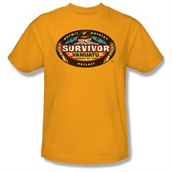 Mens SURVIVOR Short Sleeve VANUATU XXLarge T-Shirt Tee