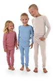 Simply Merino Wool Kid White boy and Girl. Thermal Underwear Base Layer Unisex Size 3T, Toi Toi