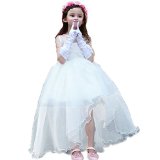 Merryfun Swallowtail Girls Flower Dress Wedding Dress Princess Dress (110)