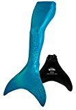 Fin Fun Mermaid Tail, Patented Monofin, Mediterranean Sea, Adult M