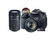 Eos 70d W/18-135mm,55-250 Stm Xtra Lens (8546b002),software(50507)8gb Cd