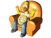 027220 - Simpsons Animated Phone