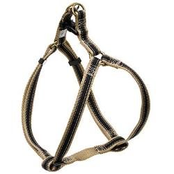 Petco Easy Step-In Preppy Black & Tan Dog Harness