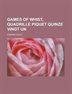 Games Of Whist, Quadrille Piquet Quinze Vingt Un