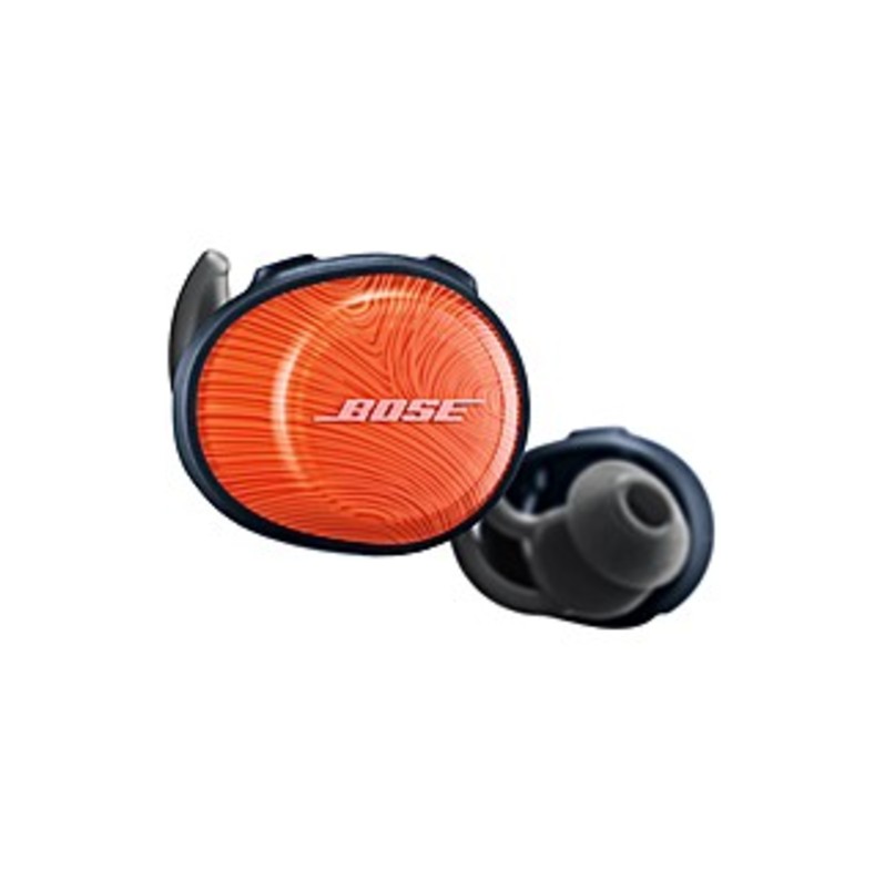 Bose Soundsport Free Wireless Headphones - Stereo - Orange - Wireless - Bluetooth - 29.9 Ft - Earbud - Binaural - In-ear