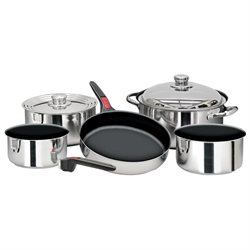Magma Nesting 10 Piece Teflon Coated S.S. Cookware Set