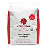 Coffee Bean Direct Nicaraguan, Shade Grown Organic Fair Trade Ground Coffee, 5-Pound Bag