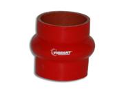 Vibrant Performance 2733r Cold Air Induction Accessories: Silicone Hump Hose Connector; Red 2733r