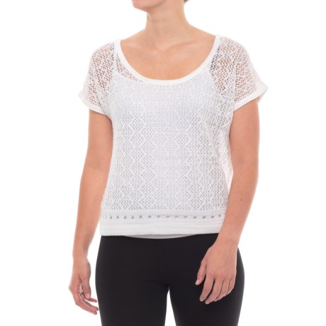 Sunset Crew Neck Shirt - Short Sleeve (for Women)