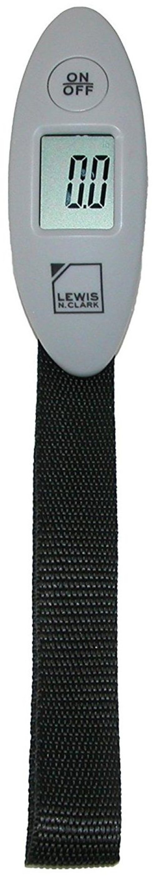 Lewis N. Clark Lc-607 Mini Digital Luggage Scale - Gray