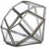 Nkuku Aketa Glass Planter - Antique Zinc - Pointed