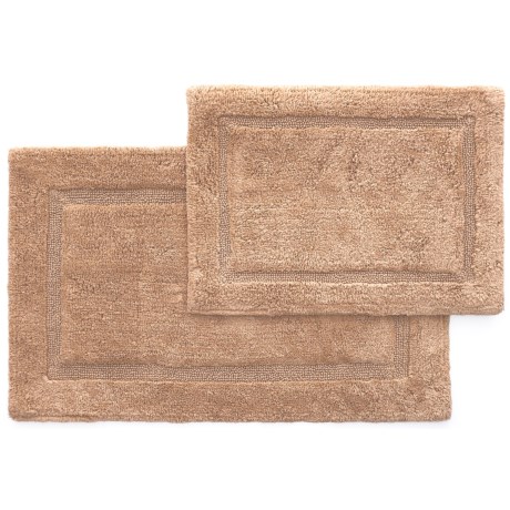 Newton Racetrack Bath Rug Set - 17x24?, 21x34?, Beige
