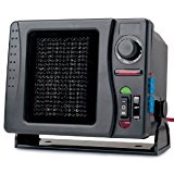 RoadPro RPSL-681 12V Direct Hook-Up Ceramic Heater/Fan with Swivel Base & with Mini Tool Box (cog)