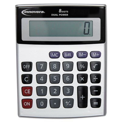 Innovera Ivr15927 15925 Portable Minidesk Calculator  8-digit Lcd