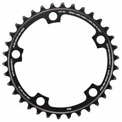 SRAM X-Glide R Yaw Road Bicycle Chainring - 110mm BCD (Blast Black - 11Speed x 36T/110mm)