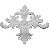 Ekena Millwork ONL10X07X01AM 9 1/2-Inch W X 7 1/4-Inch H X 1-Inch P Amelia Onlay