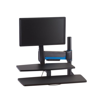 Kensington K55792ww Smartfit Sit/stand Workstation - Mounting Kit (sit-stand Arm  Mouse Platform  Desk Clamp Pole  Keyboard Platform) For Lcd Display / Keyboard