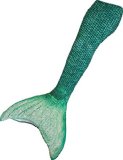 Fin Fun Mermaid Tail for Swimming, Includes Monofin, Celtic Green, Girls' 10